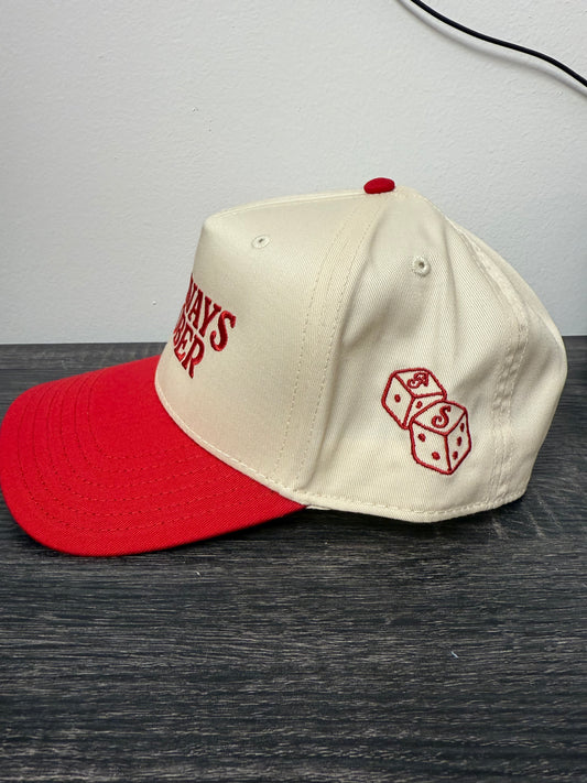 Always Sober®️ Red Embroidered Trucker Hat